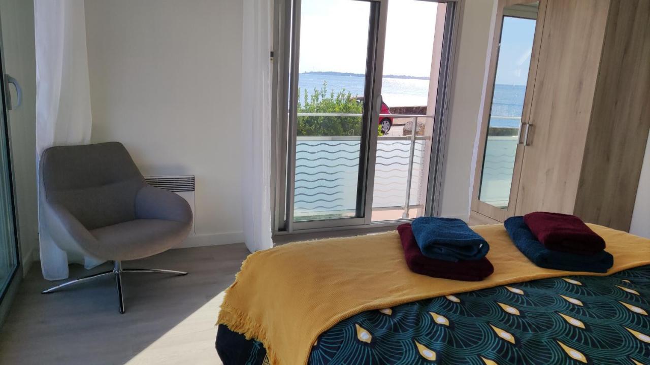 Appartement T3 De 74M2 Tres Lumineux Vue Panoramique Mer Et Plages กงการ์โน ภายนอก รูปภาพ